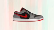 Air Jordan 1 Low "Black Light Smoke Grey Gym Red" (Image via Stock X)